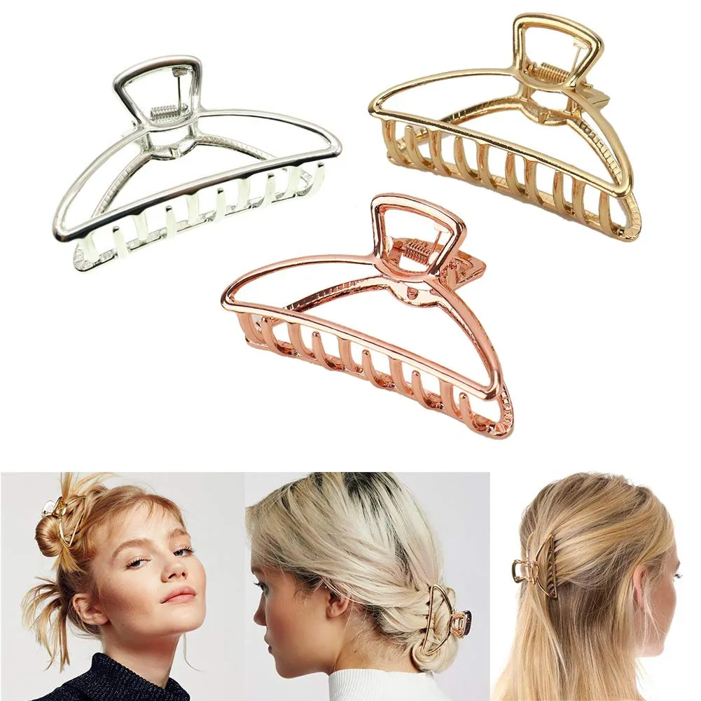 3-Pack: Metal Hair Clips