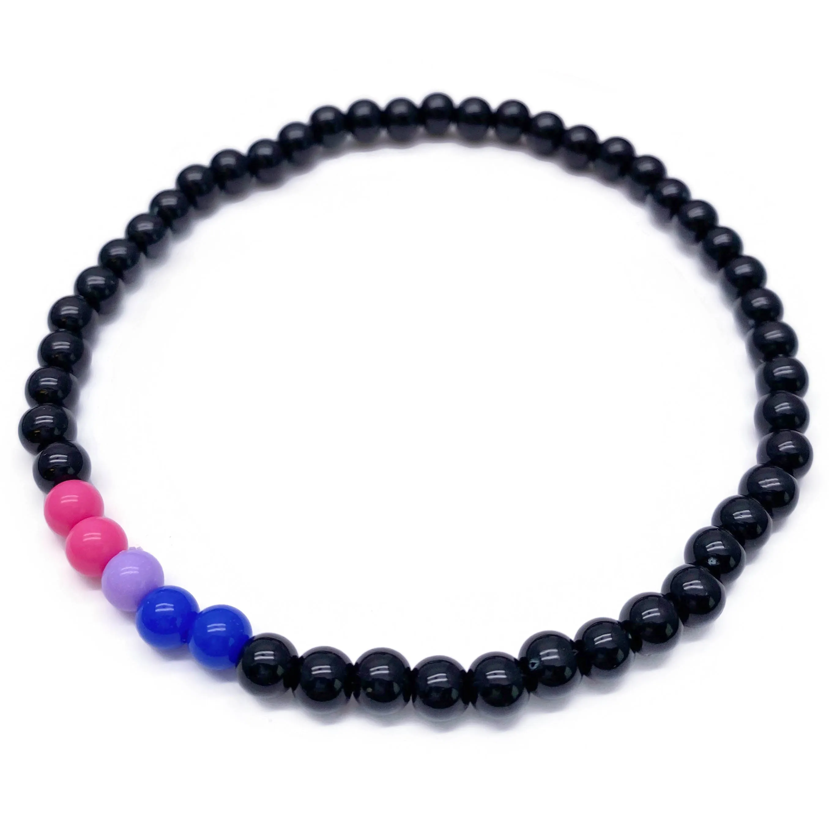 Bisexual Colours Acrylic Bead Anklet