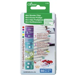 Box of 50 Mini Wonder Clips by Clover