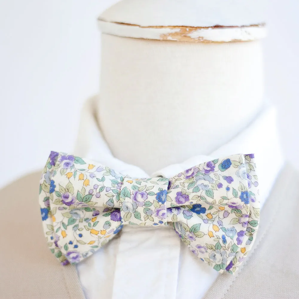 Boy's Necktie / Blossoms In Purple