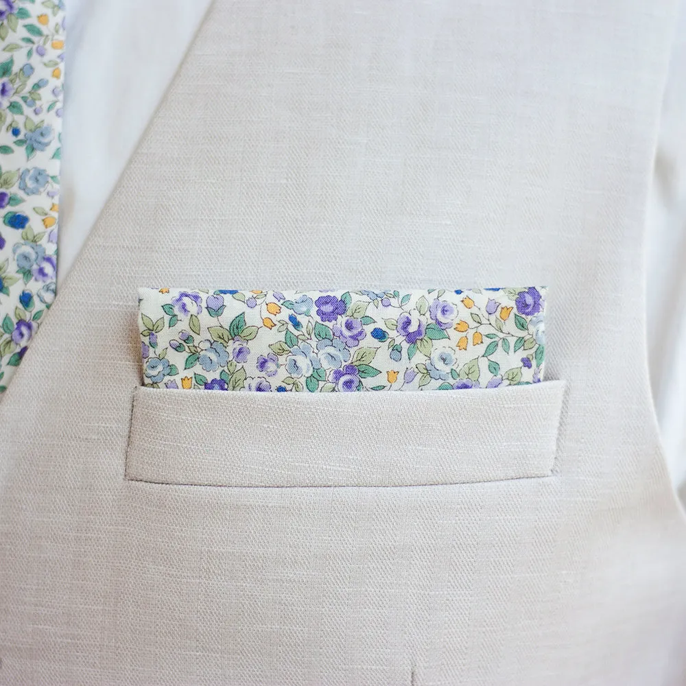 Boy's Necktie / Blossoms In Purple