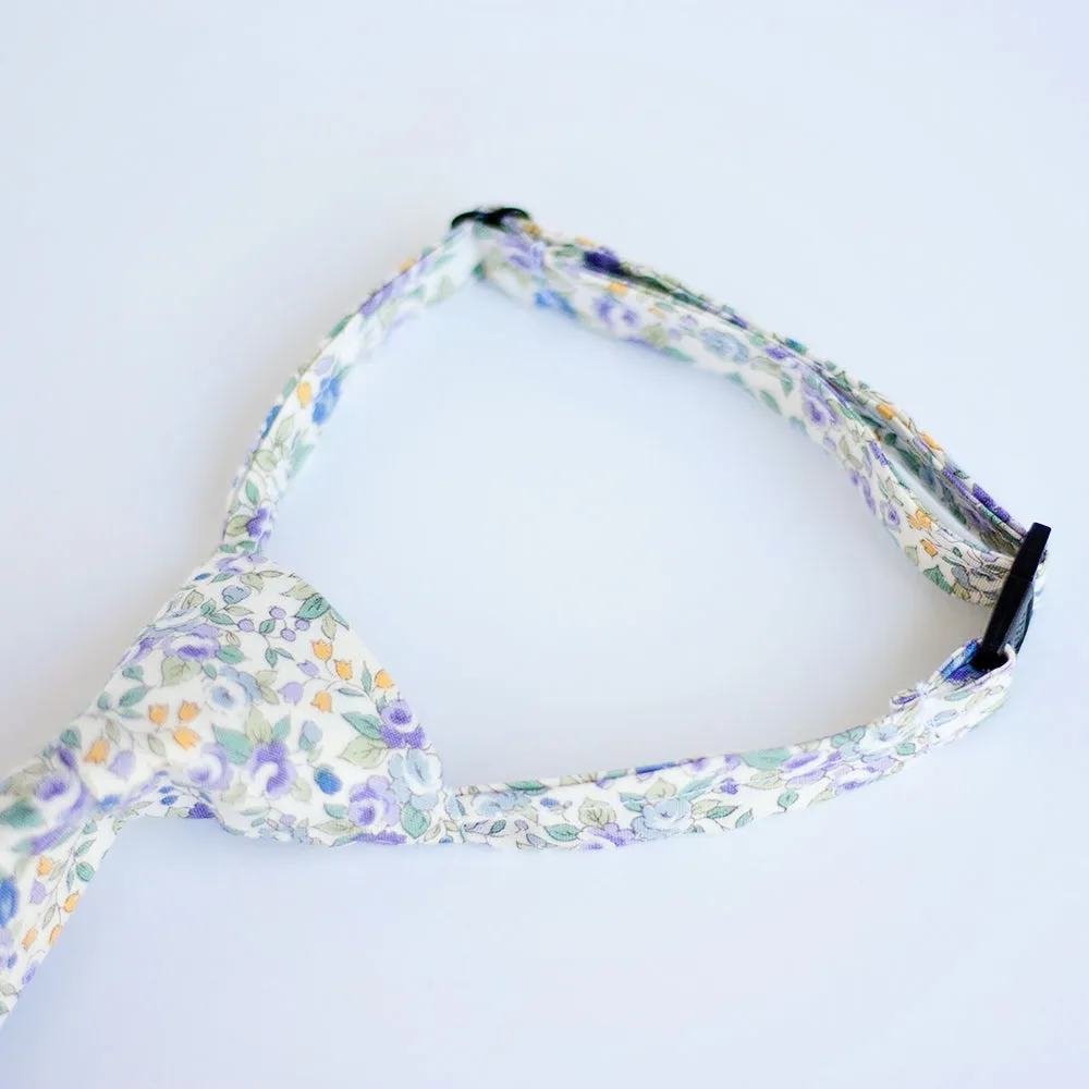 Boy's Necktie / Blossoms In Purple