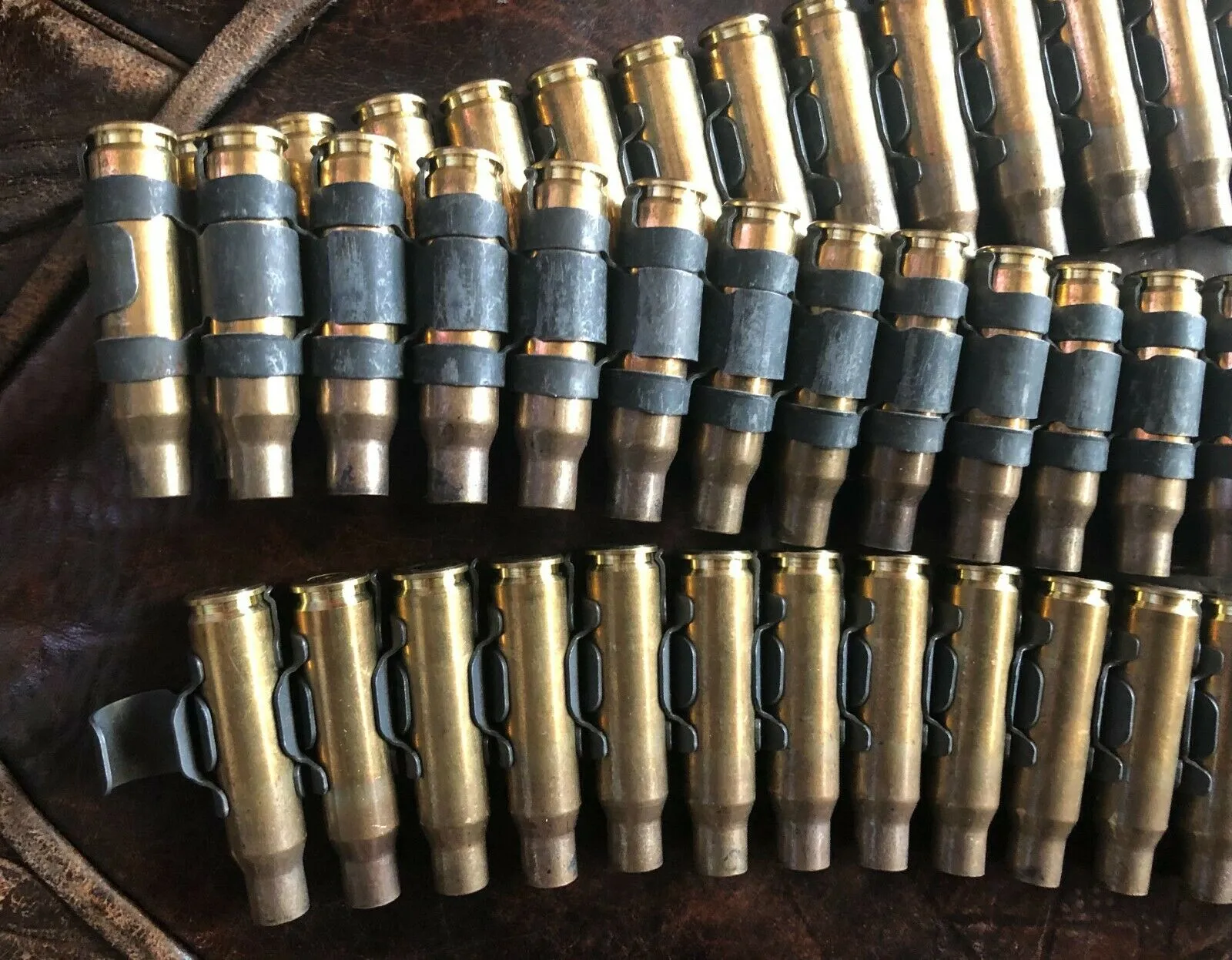 Bullet Belt: Genuine Brass 7.62 Calibre