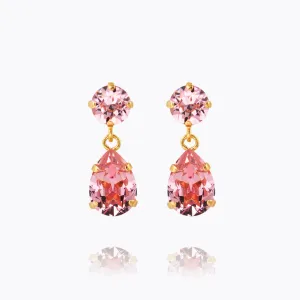 Caroline Svedbom Mini Drop Earrings-Light Rose