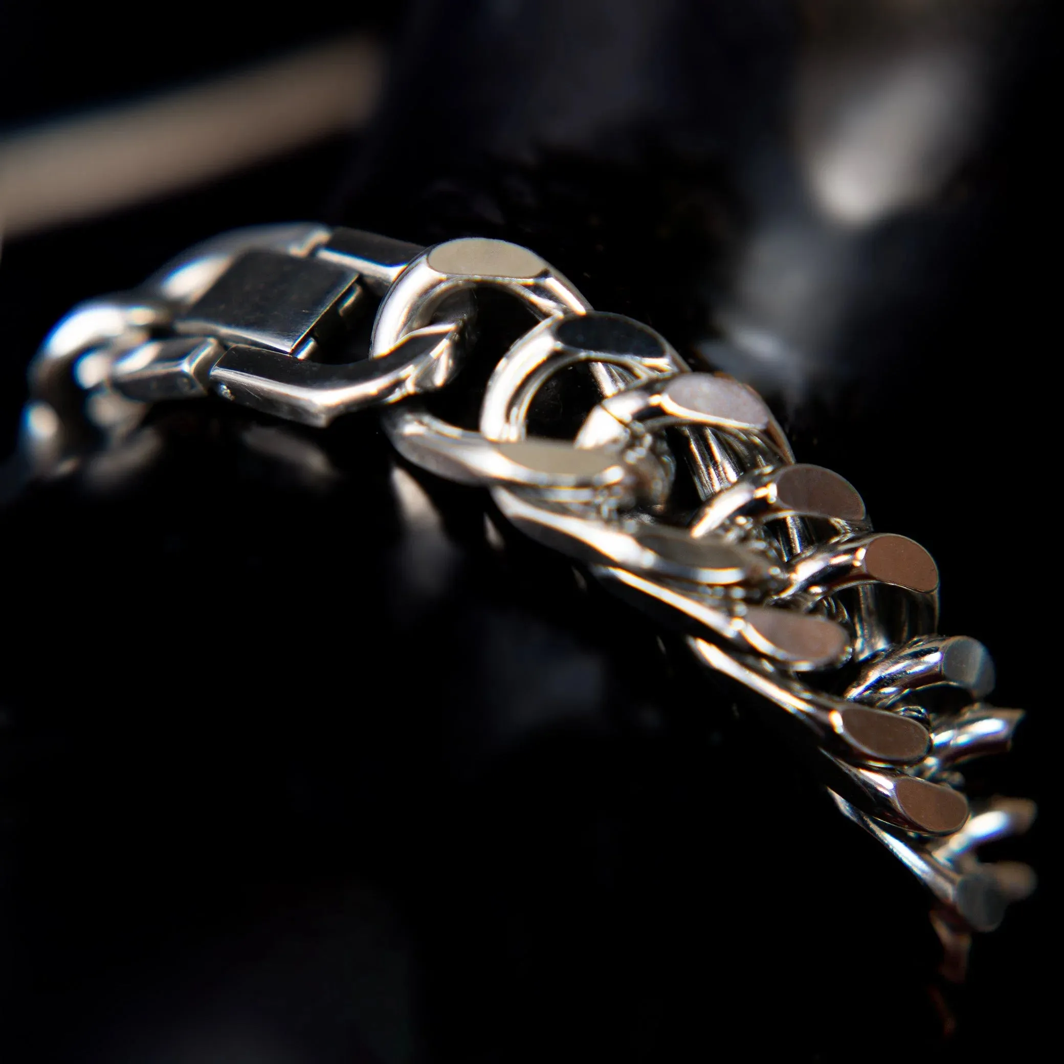 Castiel Stainless Steel Cuban Chain Bracelet