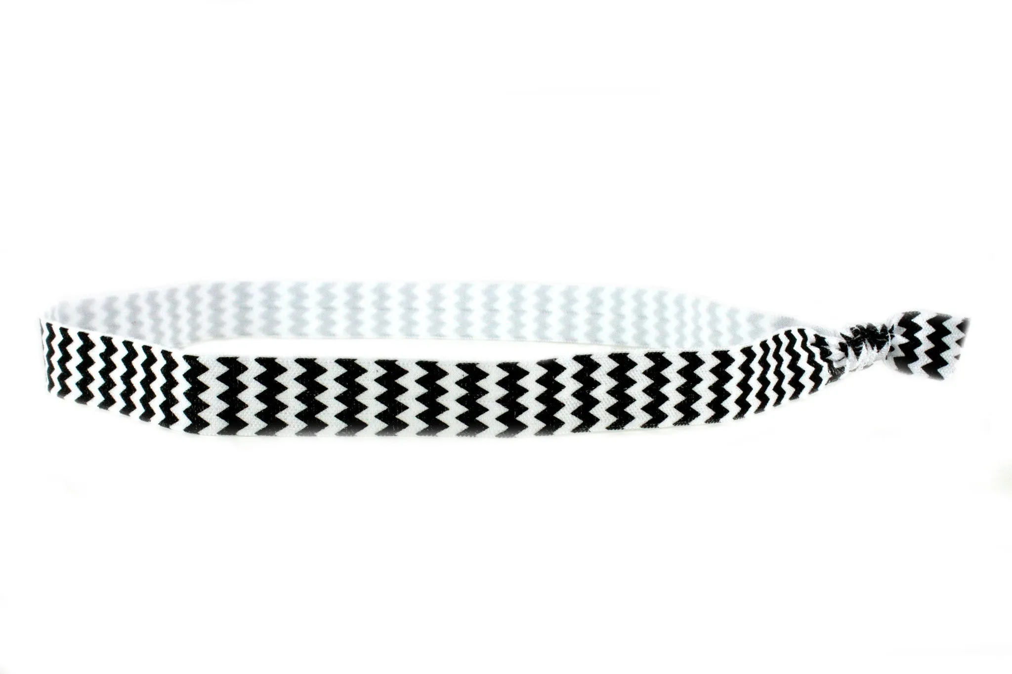 Chevron Black Elastic Headband (SKU 6083 HB)