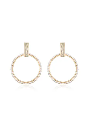 Classic Crystal Round Earrings