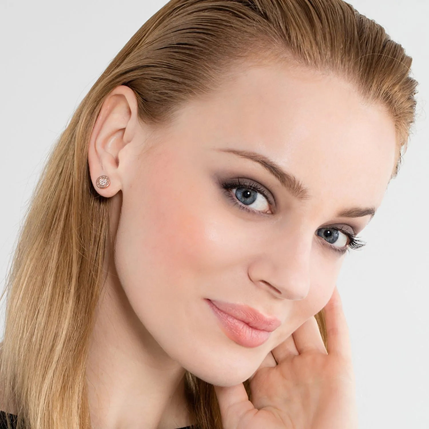 Classic Pavé Stud Earrings