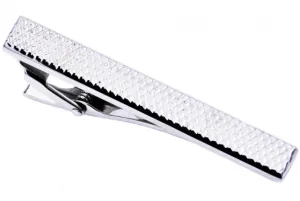 Crosshatch Tie Clip