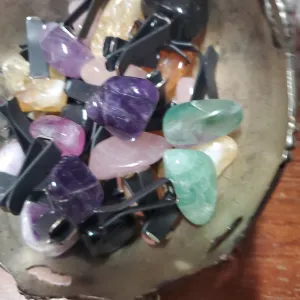 Crystal / Gemstone Car Vent Clips - Various