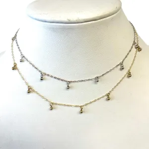 Delicate Ball Drop Necklace