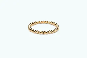 Essential Gold Ball Anklet 6mm