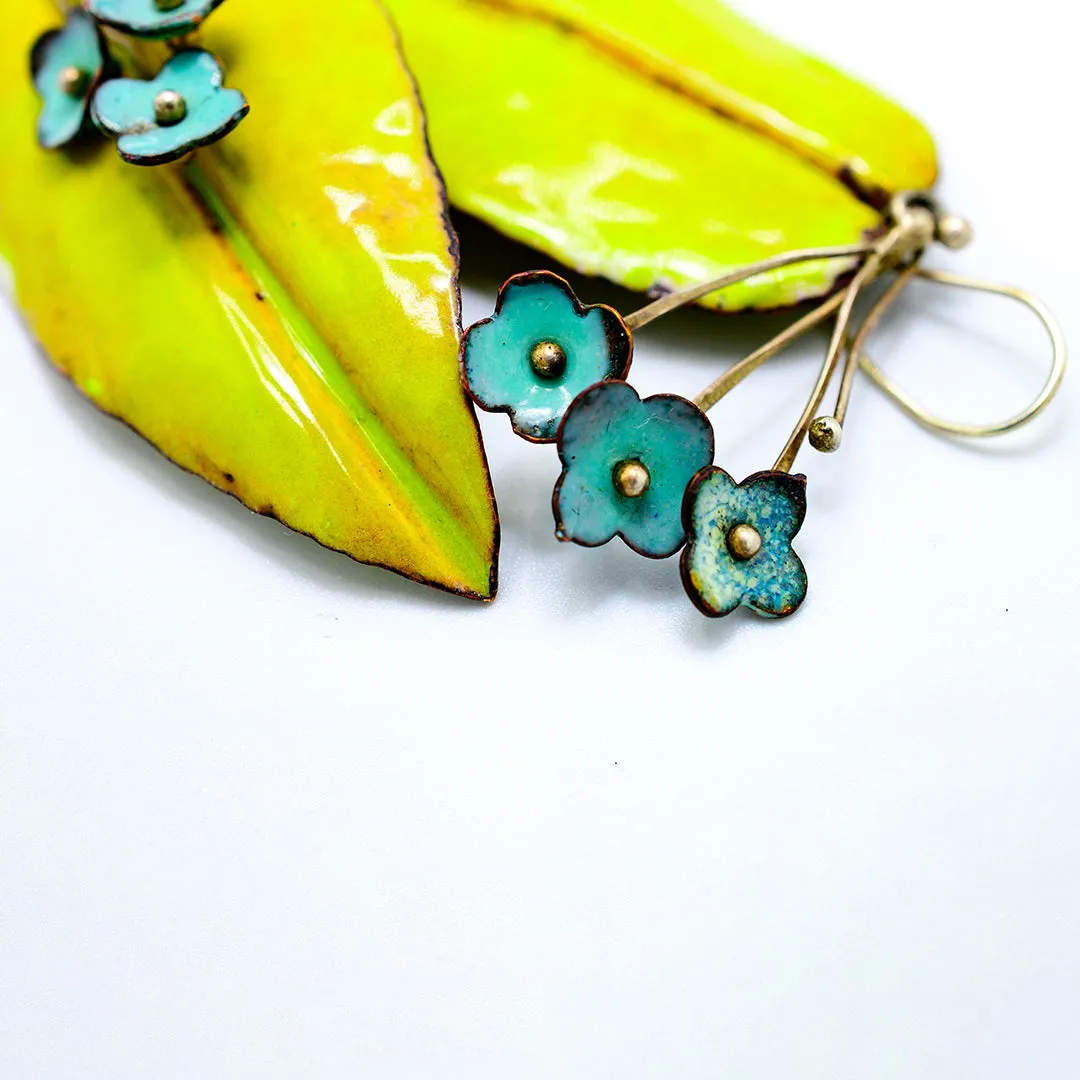 Floral Frond Earrings