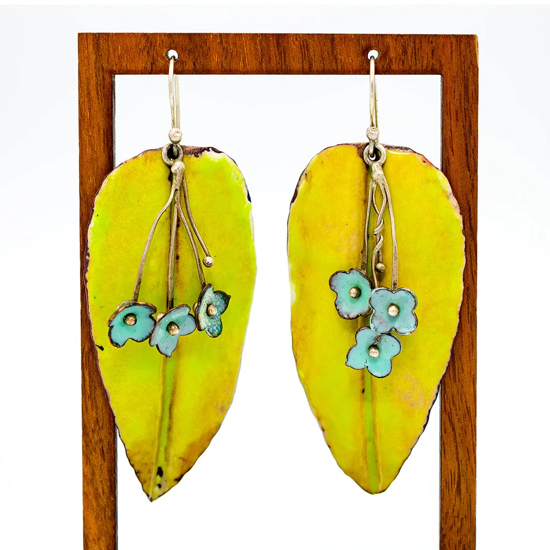 Floral Frond Earrings