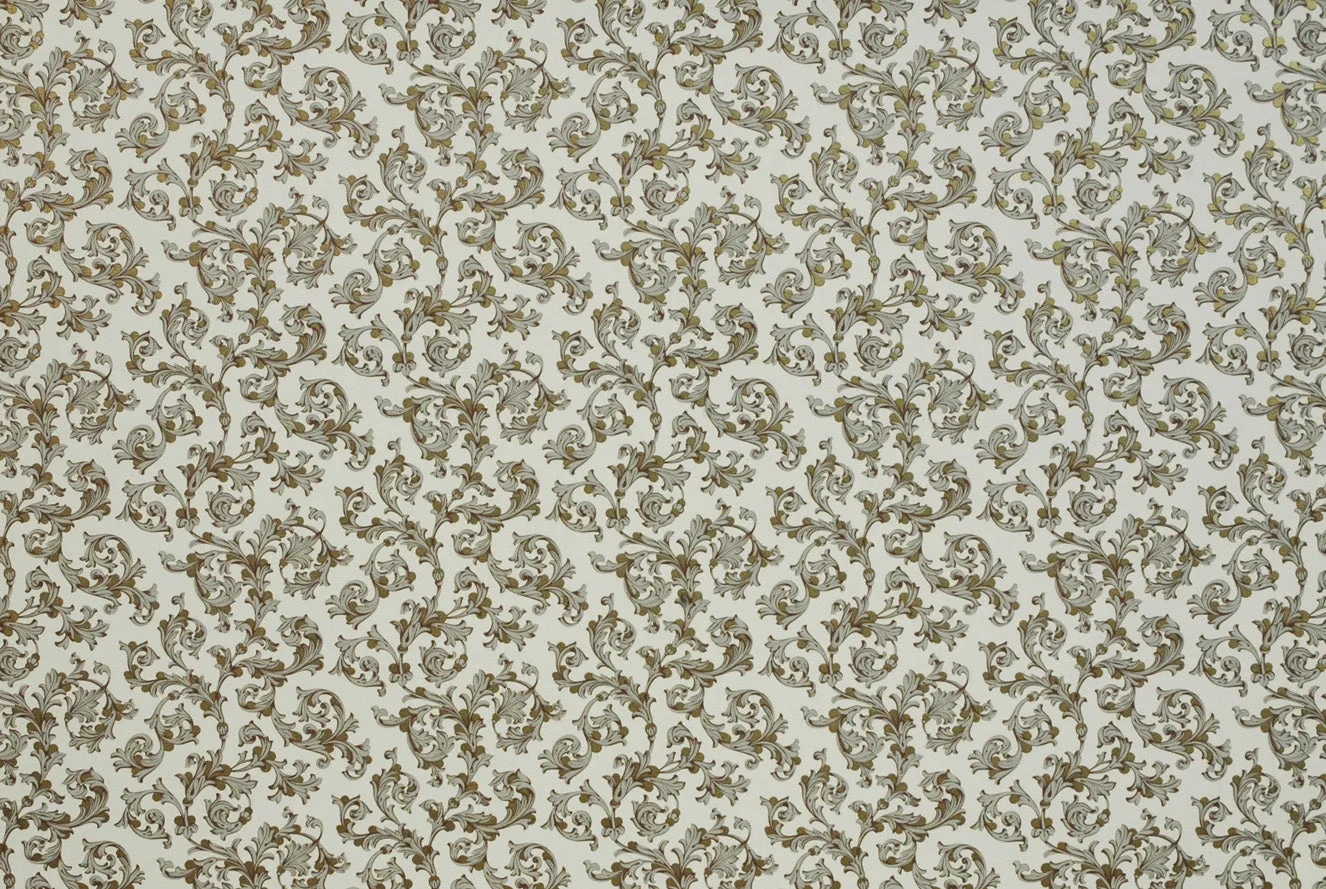 Florentine Print Traditional Grey