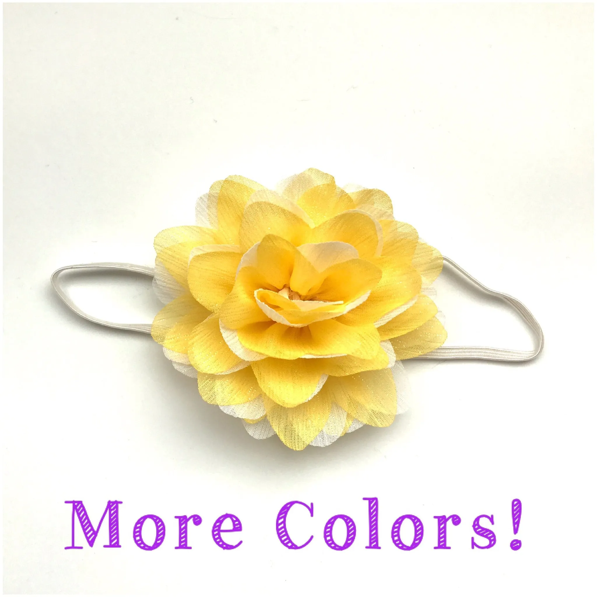 flower headband- pick your color