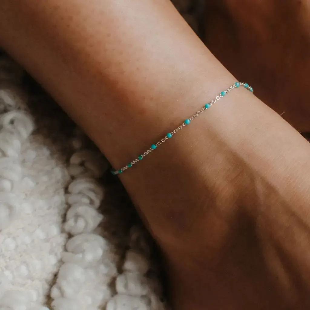 Guyub Enamel Bead Anklet