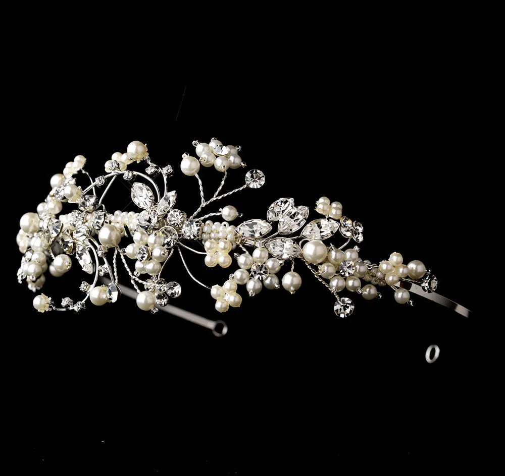 Ivory Pearl & Crystal Bridal Headband