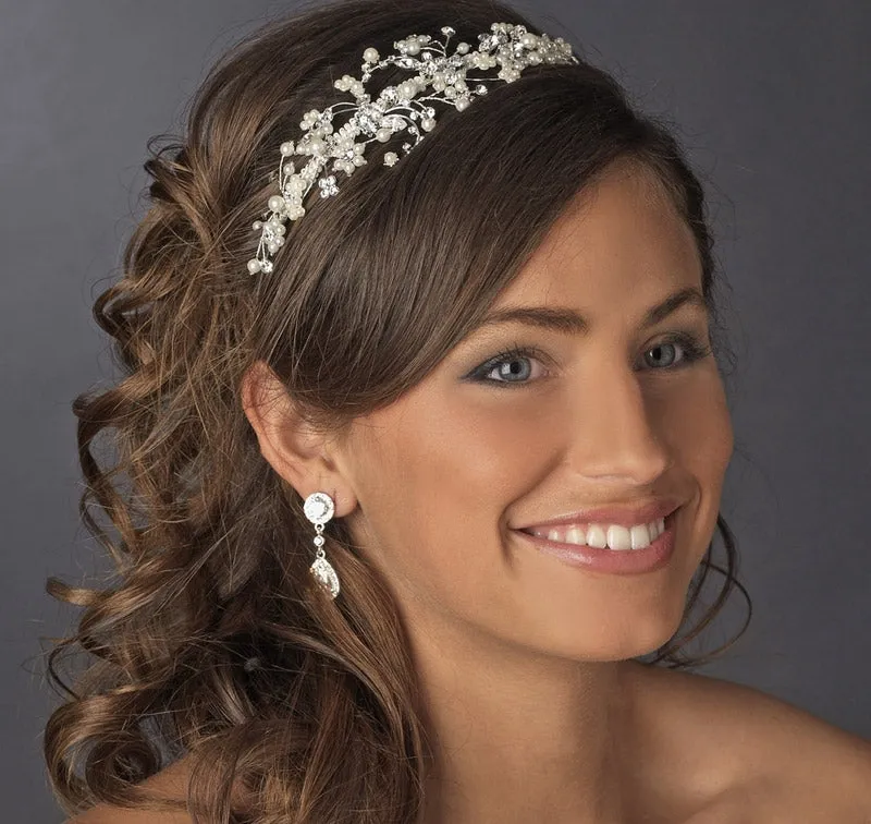 Ivory Pearl & Crystal Bridal Headband