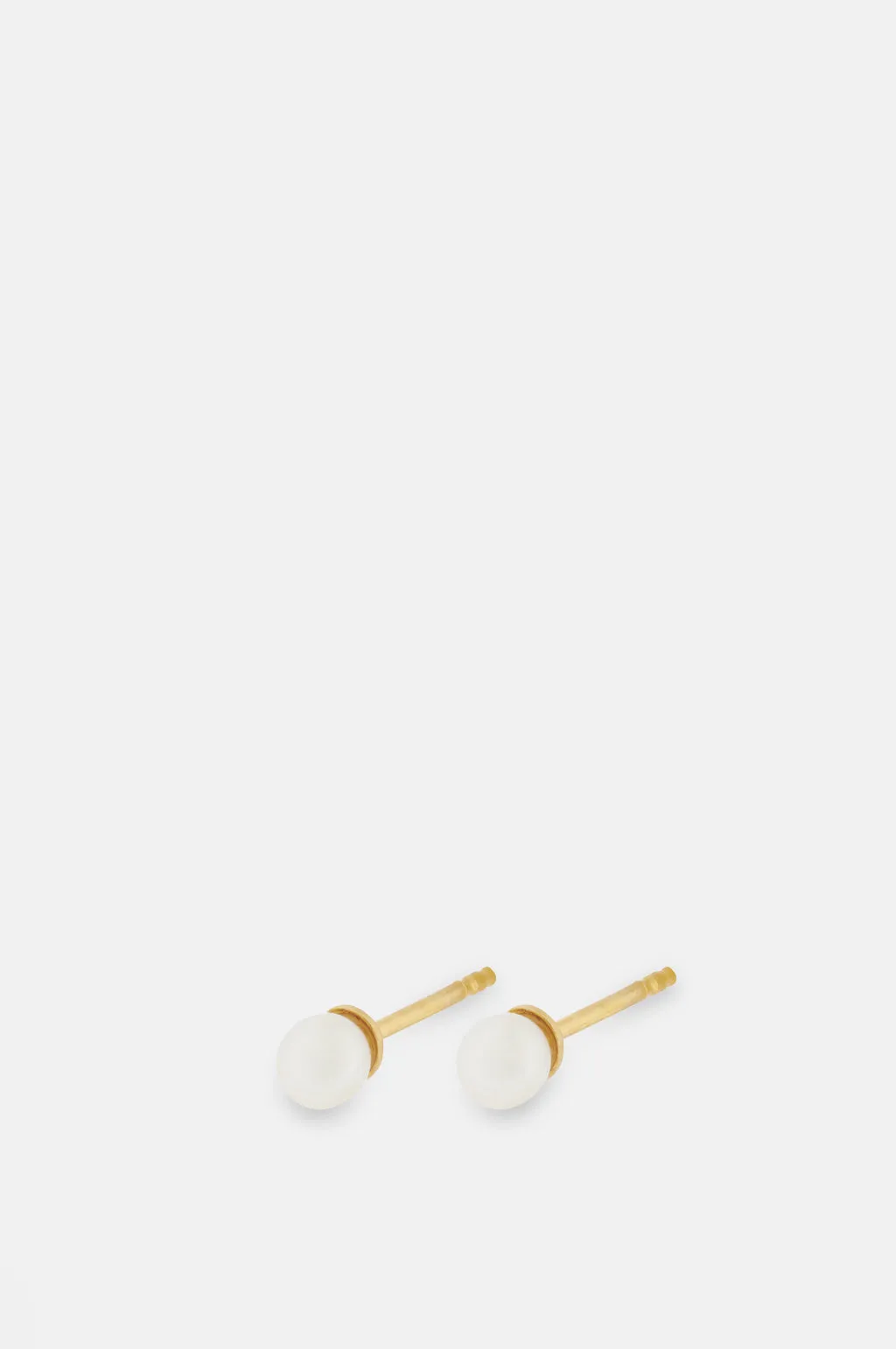 Lagoon Pearl Gold Stud Earrings