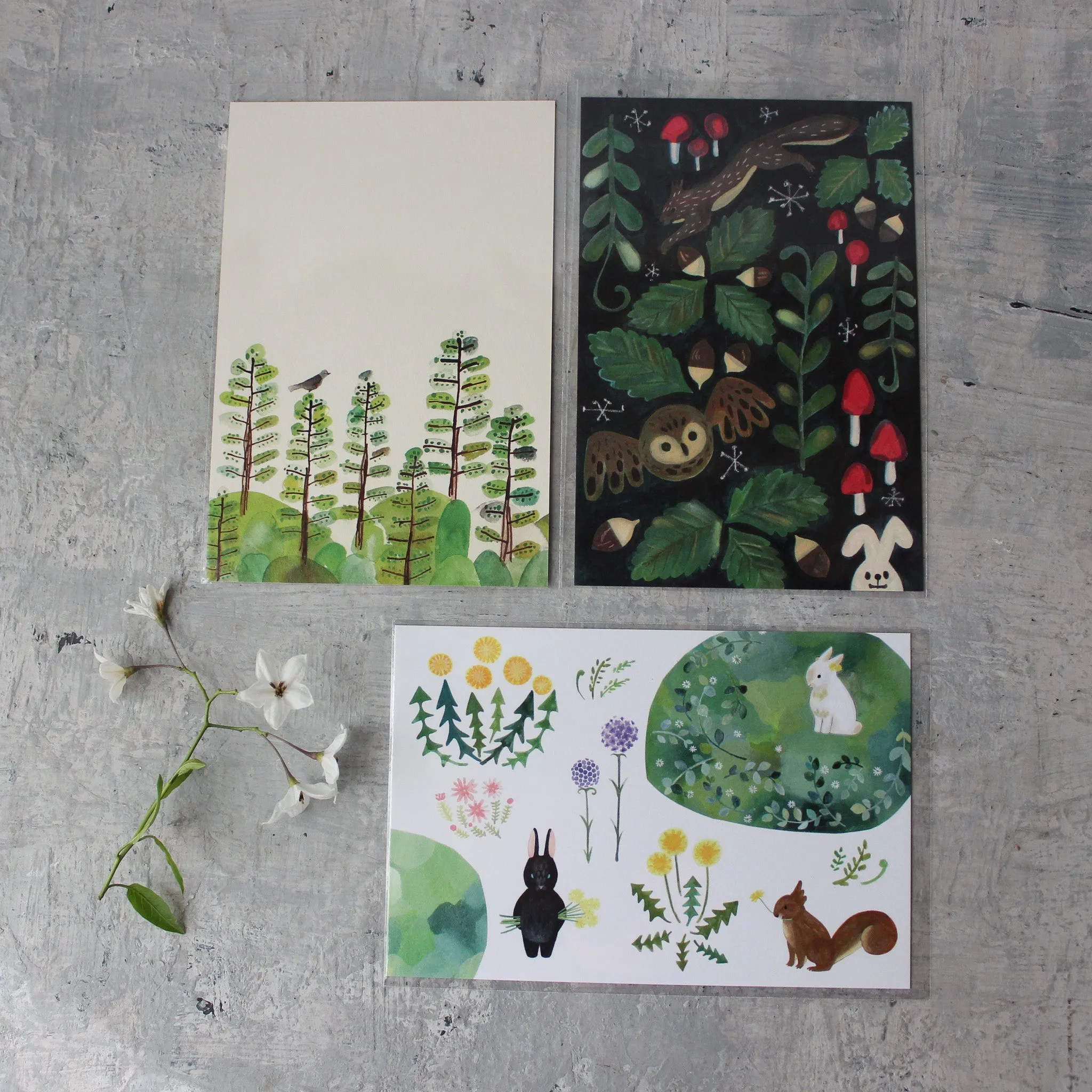 Little Nature Notelet Sets