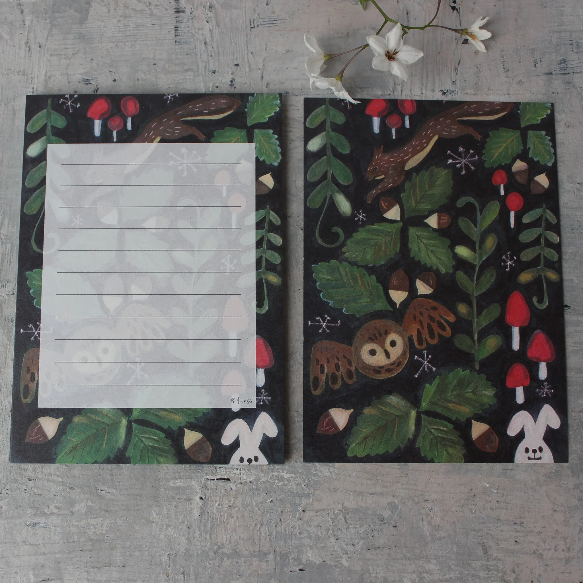 Little Nature Notelet Sets