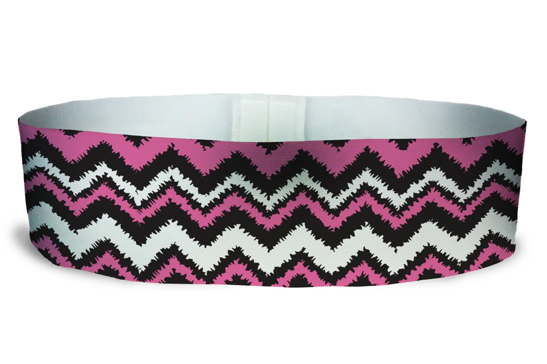 Loopty Loop Chevron Blurred Pink Black