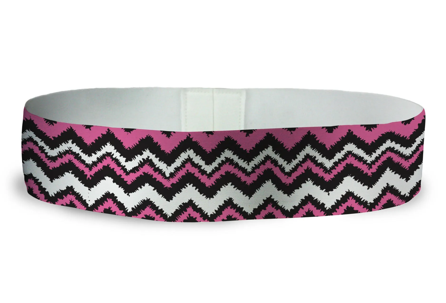 Loopty Loop Chevron Blurred Pink Black