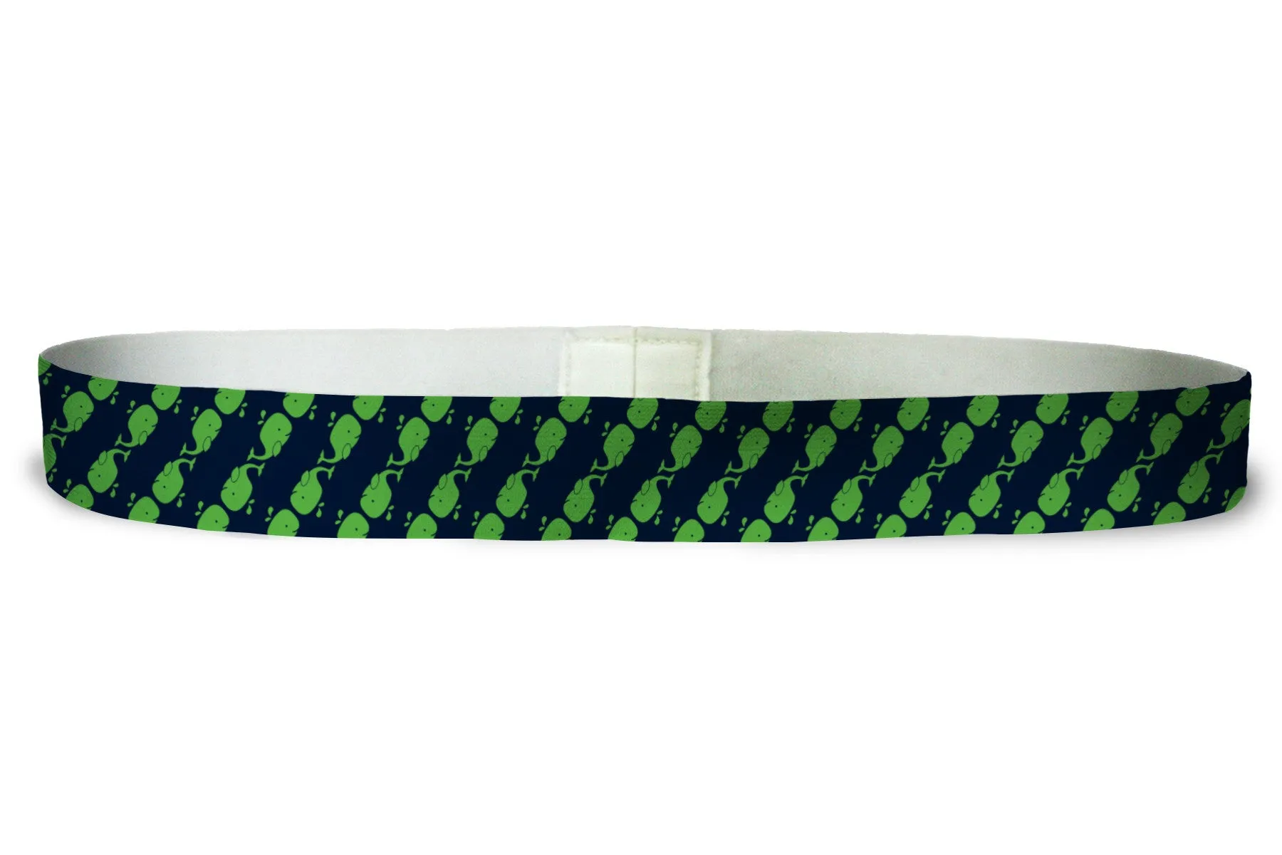 Loopty Loop Mini Whales Navy Green