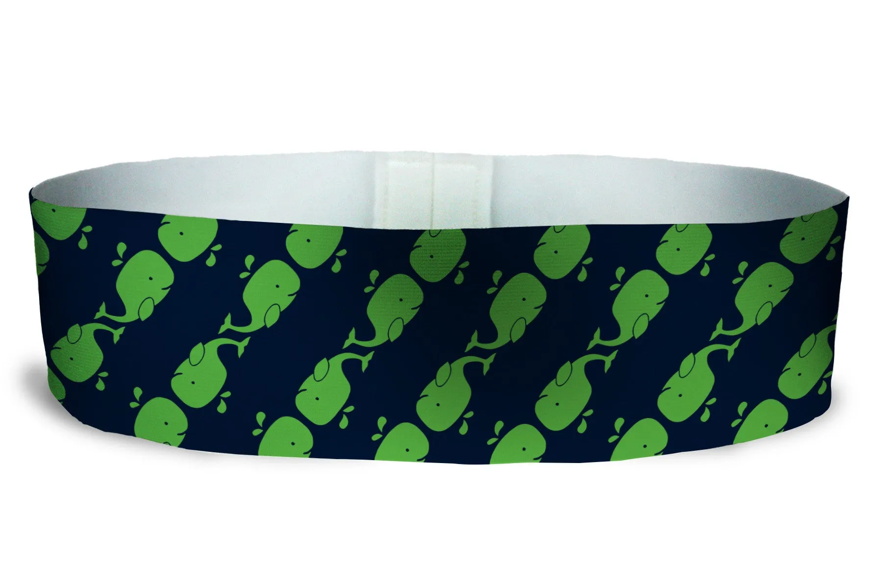 Loopty Loop Mini Whales Navy Green