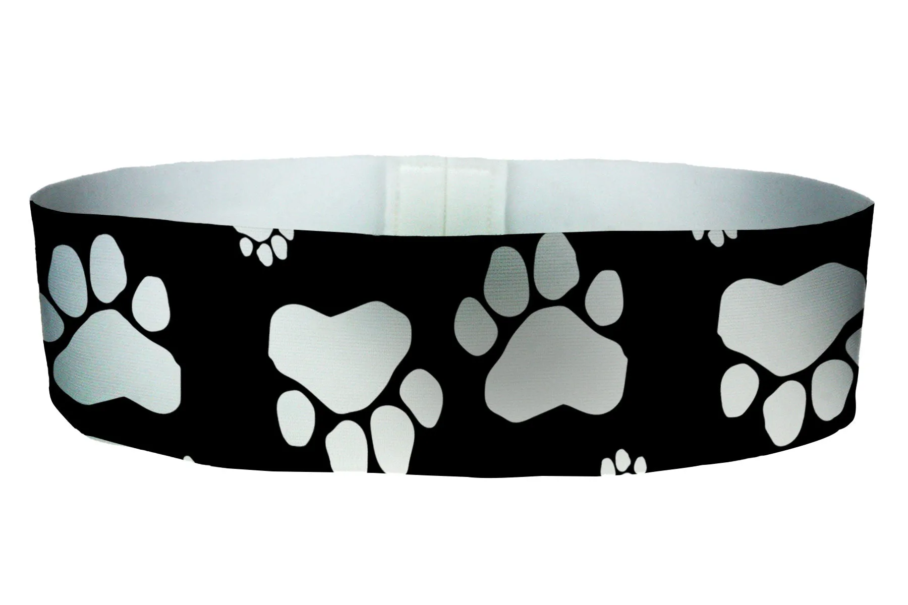 Loopty Loop Paw Prints Black & White