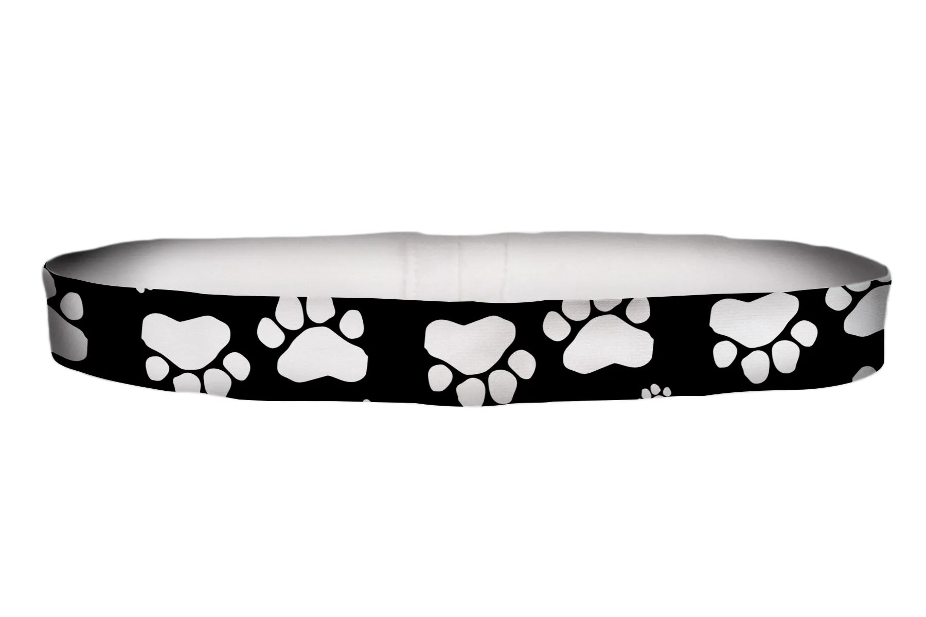 Loopty Loop Paw Prints Black & White