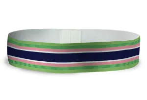 Loopty Loop Stripes Navy Pink Lime