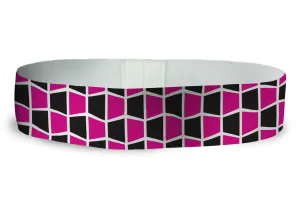 Loopty Loop Tiled Pink Black