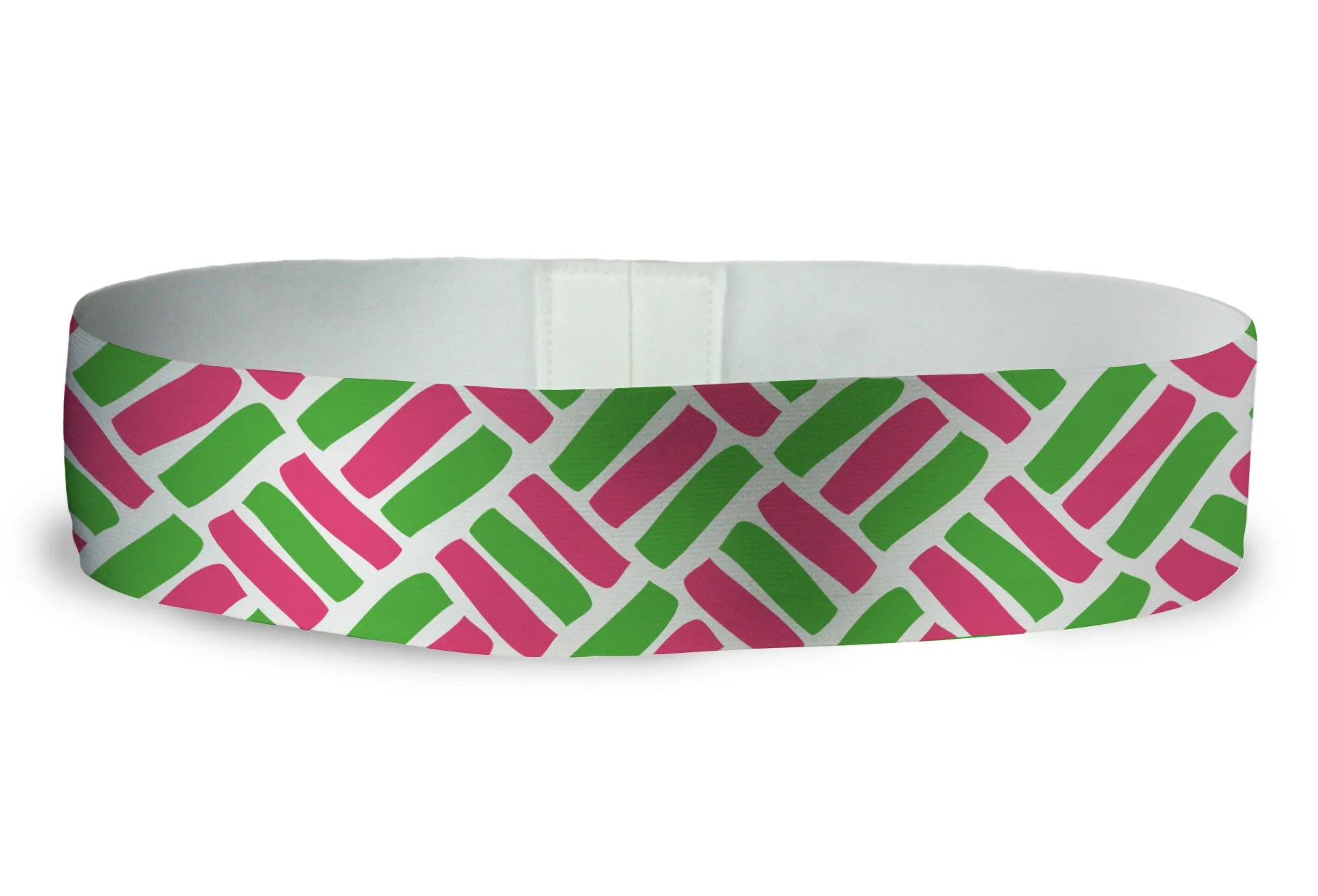 Loopty Loop Woven Pink Green