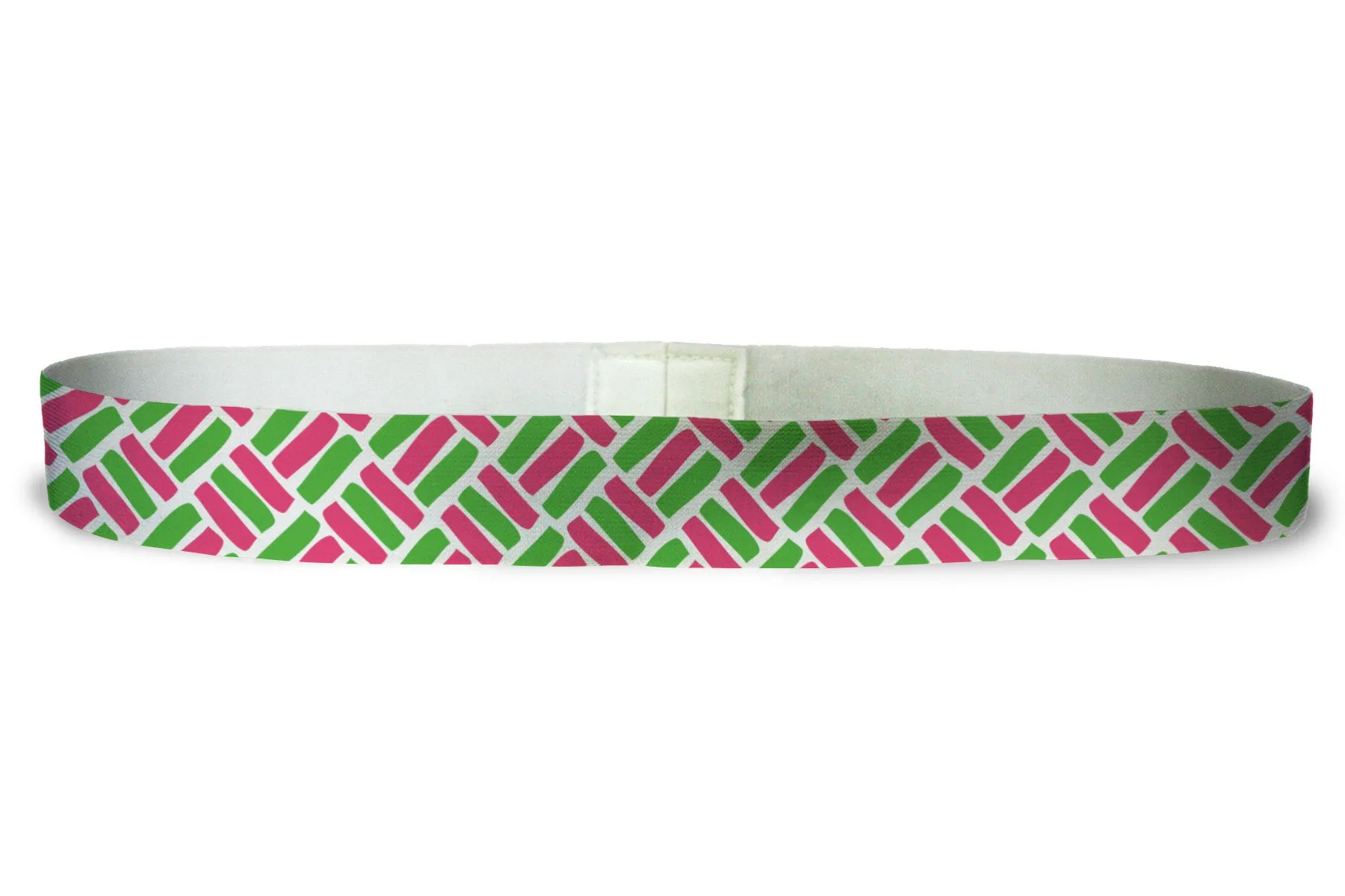 Loopty Loop Woven Pink Green