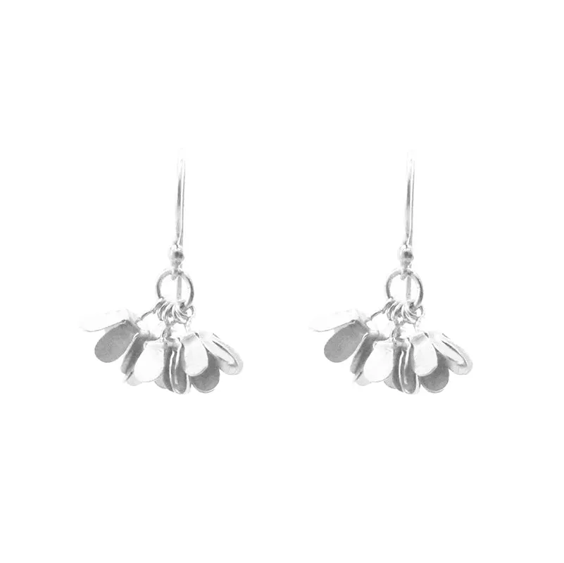 Mini Hydrangea Sterling Sliver Earrings