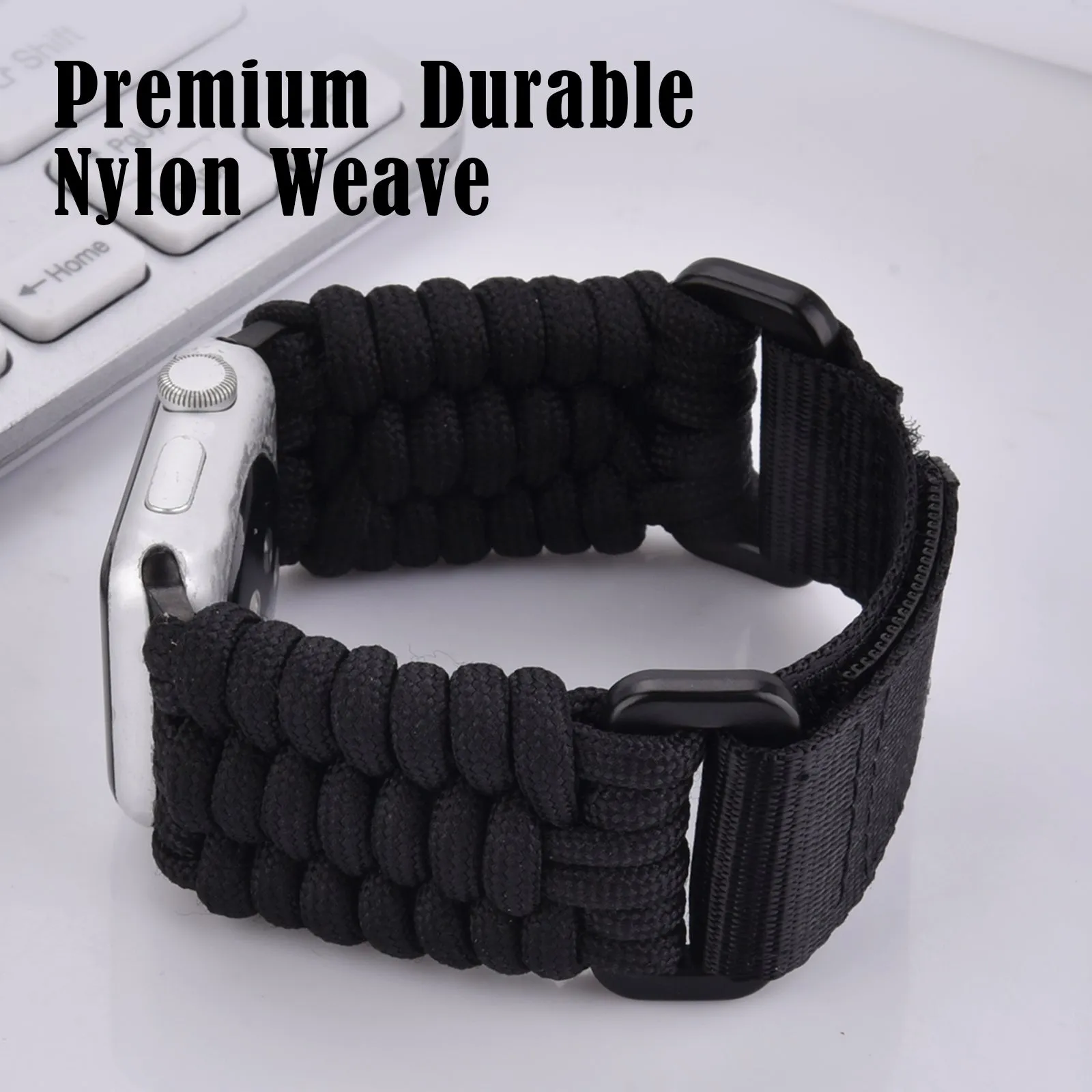 Nylon Braided Sports Rugged Band for Apple Watch