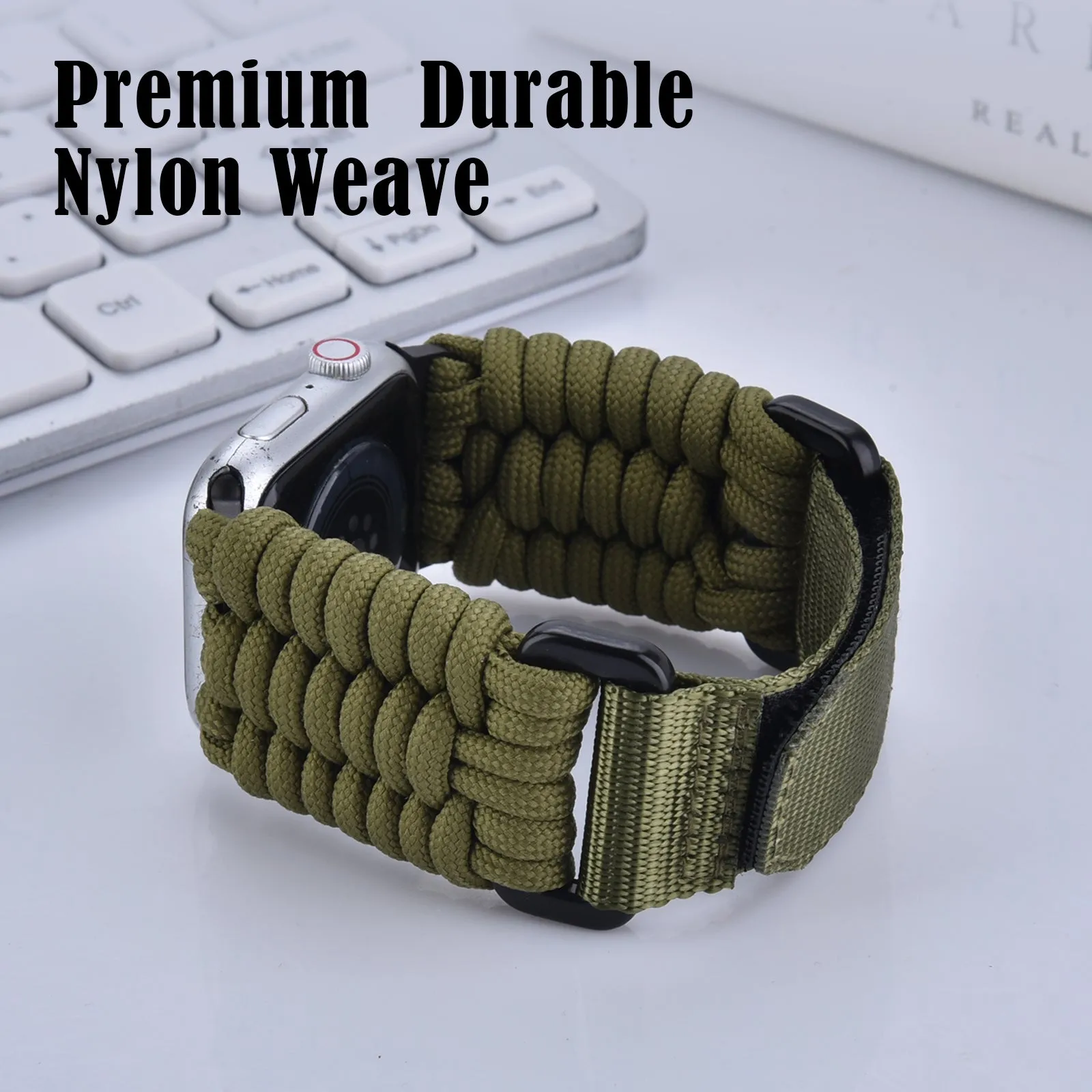 Nylon Braided Sports Rugged Band for Apple Watch