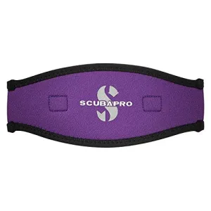 Open Box ScubaPro 2.5mm Neoprene Mask Strap-Black / Purple