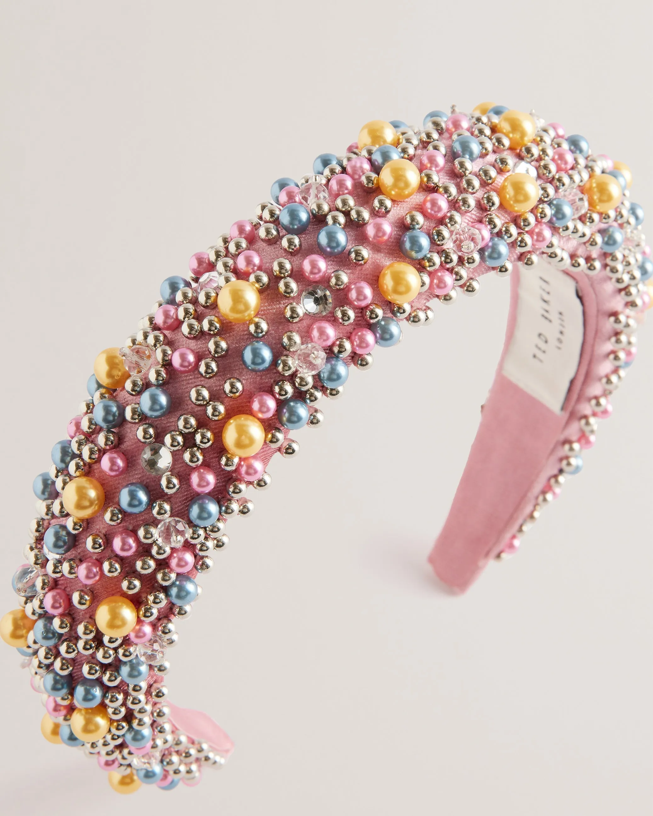 Pearlen Embellished Headband Multicol