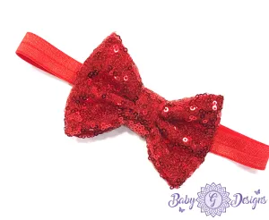 Red Sequin Headband