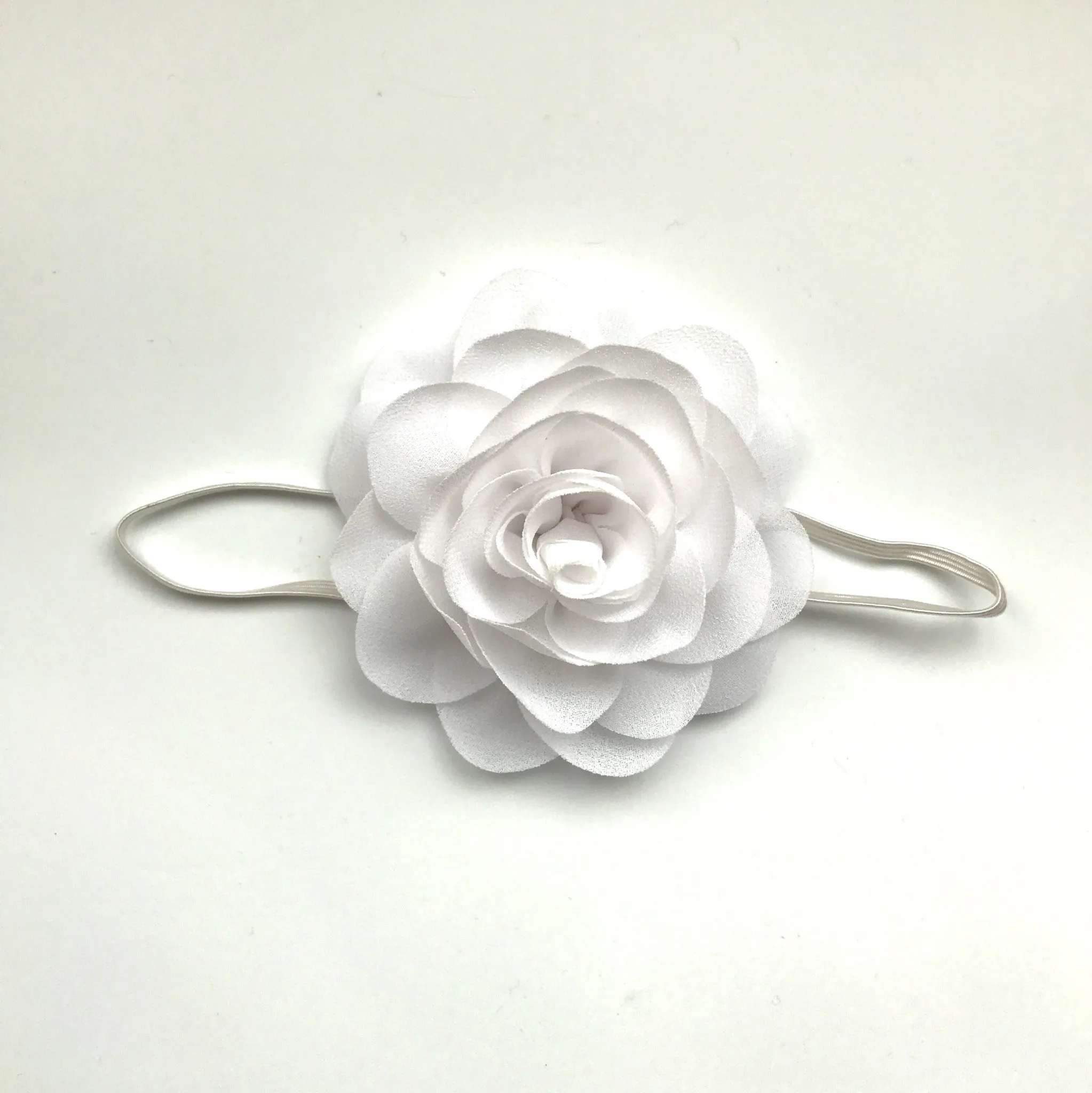 Rose flower headband- pick your color!