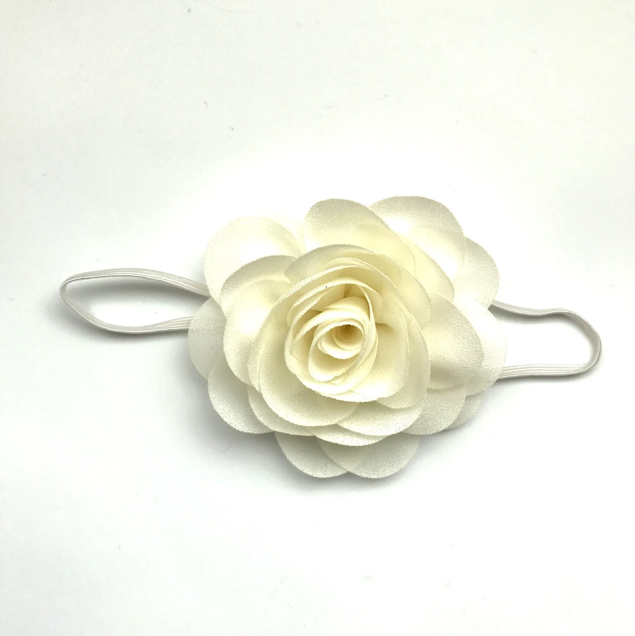 Rose flower headband- pick your color!