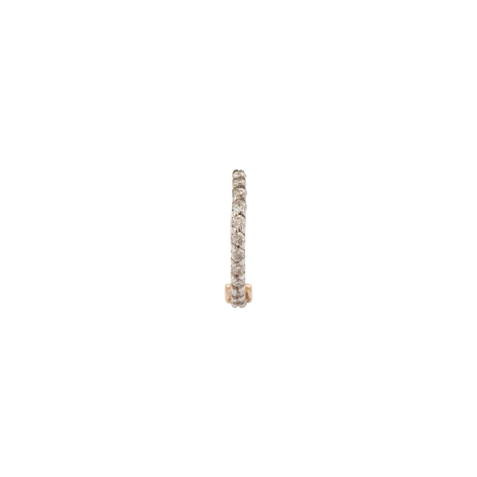 Solitaire Diamond Dangling Chain Earring