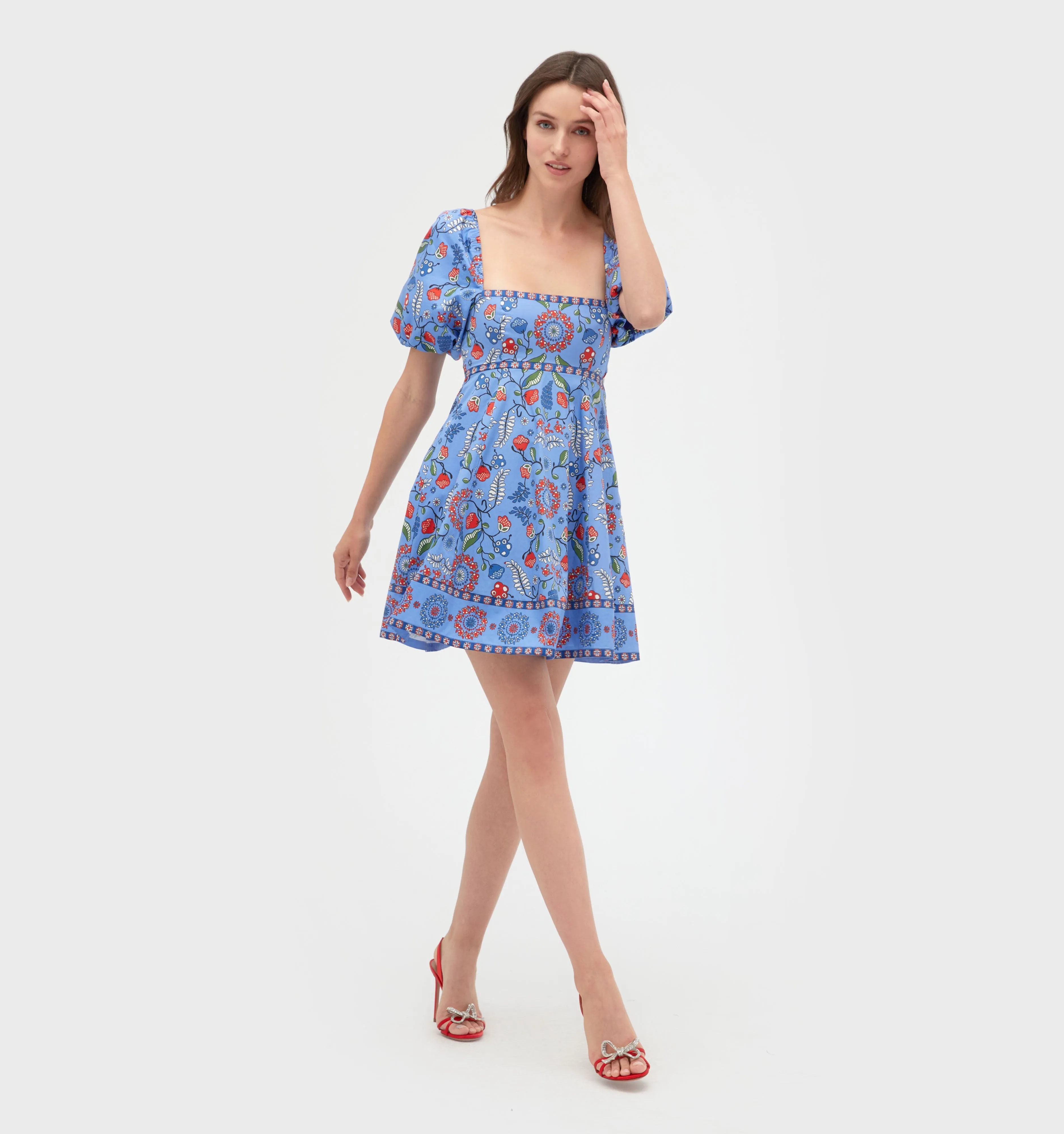 The Matilda Mini Dress - Swedish Floral