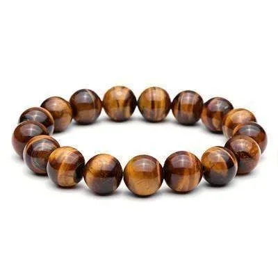 Tiger Eye Natural Lava Stone Beads Bracelets