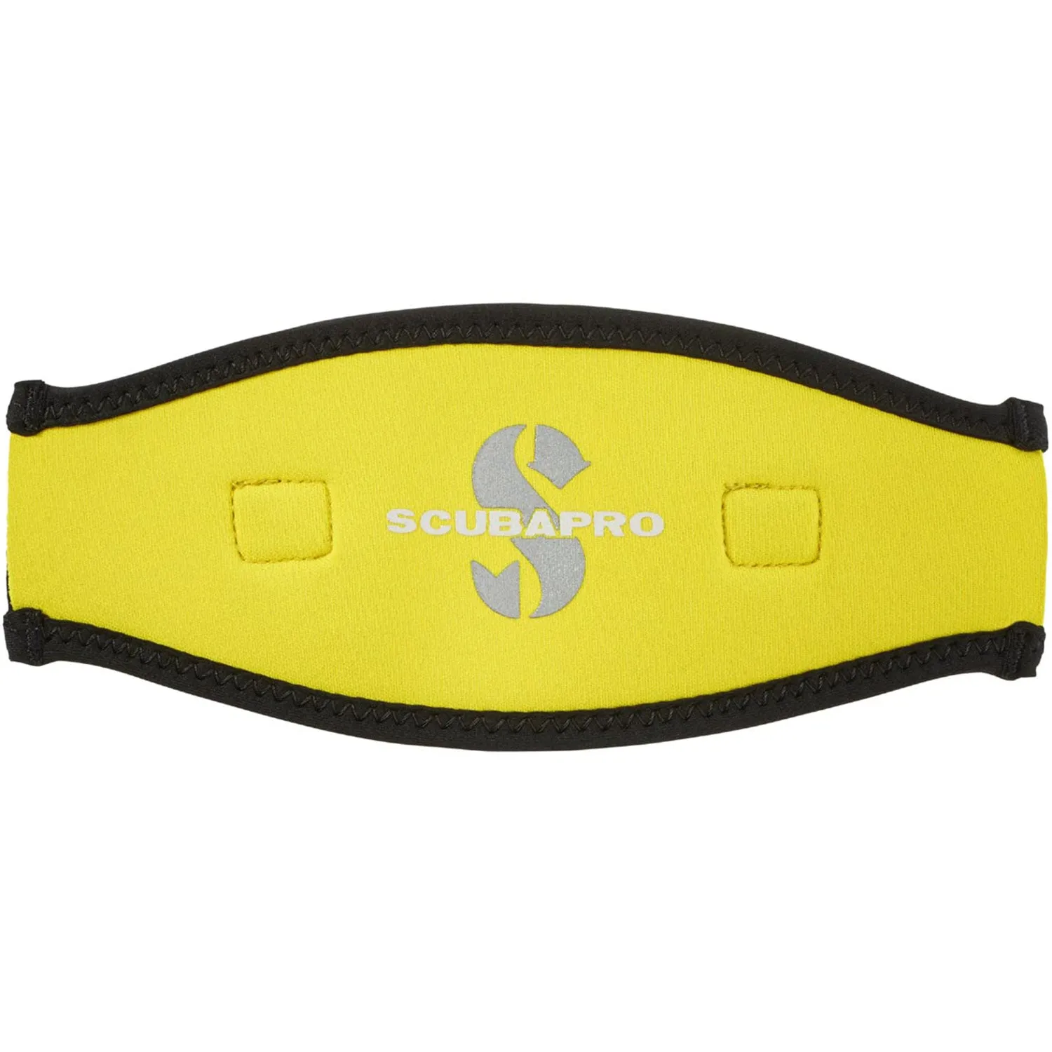 Used ScubaPro 2.5mm Neoprene Mask Strap-Black / Yellow